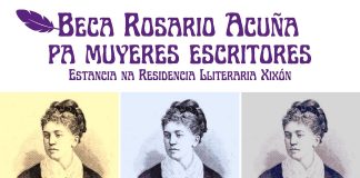 La Residencia Lliteraria Xixón convoca la I Beca Rosario Acuña Cartel Beca Rosario Acuña