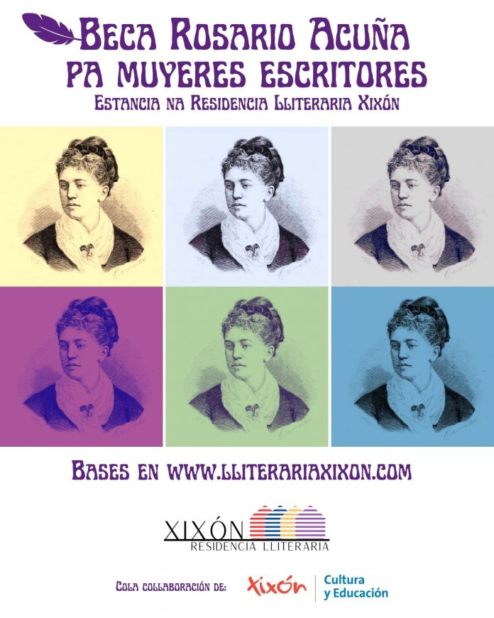 PROMOS 2 Residencia lliteraria Xixón Cartel Beca Rosario Acuña