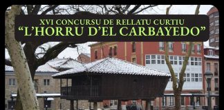 Vuelve’l Concursu de Rellatu Curtiu «L’Horru d’El Carbayedo» Foto de l'horru d'El Carbayedo, títulu: XVI Concursu de Rellatu Curtiu L'Horru d'El Carbayedo