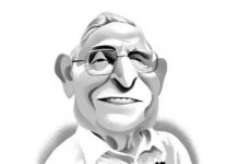 La Sociedá La Montera convoca’l IV Certame de Cuentos Curtios Mánfer de la Llera Retratu de Mánfer de la Llera n'estilu caricatura, por Pablo García