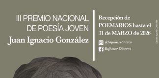 BaxAmar convoca’l III Premiu de Poesía Moza Juan Ignacio González Cartel cola semeya de Juan Ignacio González