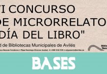 Avilés convoca’l VI Concursu de Microrrellatos pol Día del Llibru Sestu concursu de microrrellatos Día del Llibru de la Rede de Biblioteques d'Avilés: bases