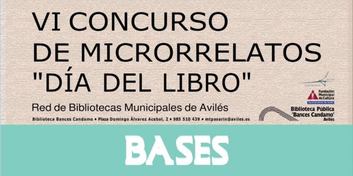 Sestu concursu de microrrellatos Día del Llibru de la Rede de Biblioteques d'Avilés: bases